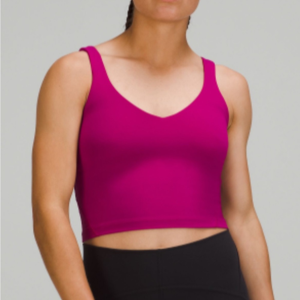 Gently used lululemon set size 8 align tank and biker shorts